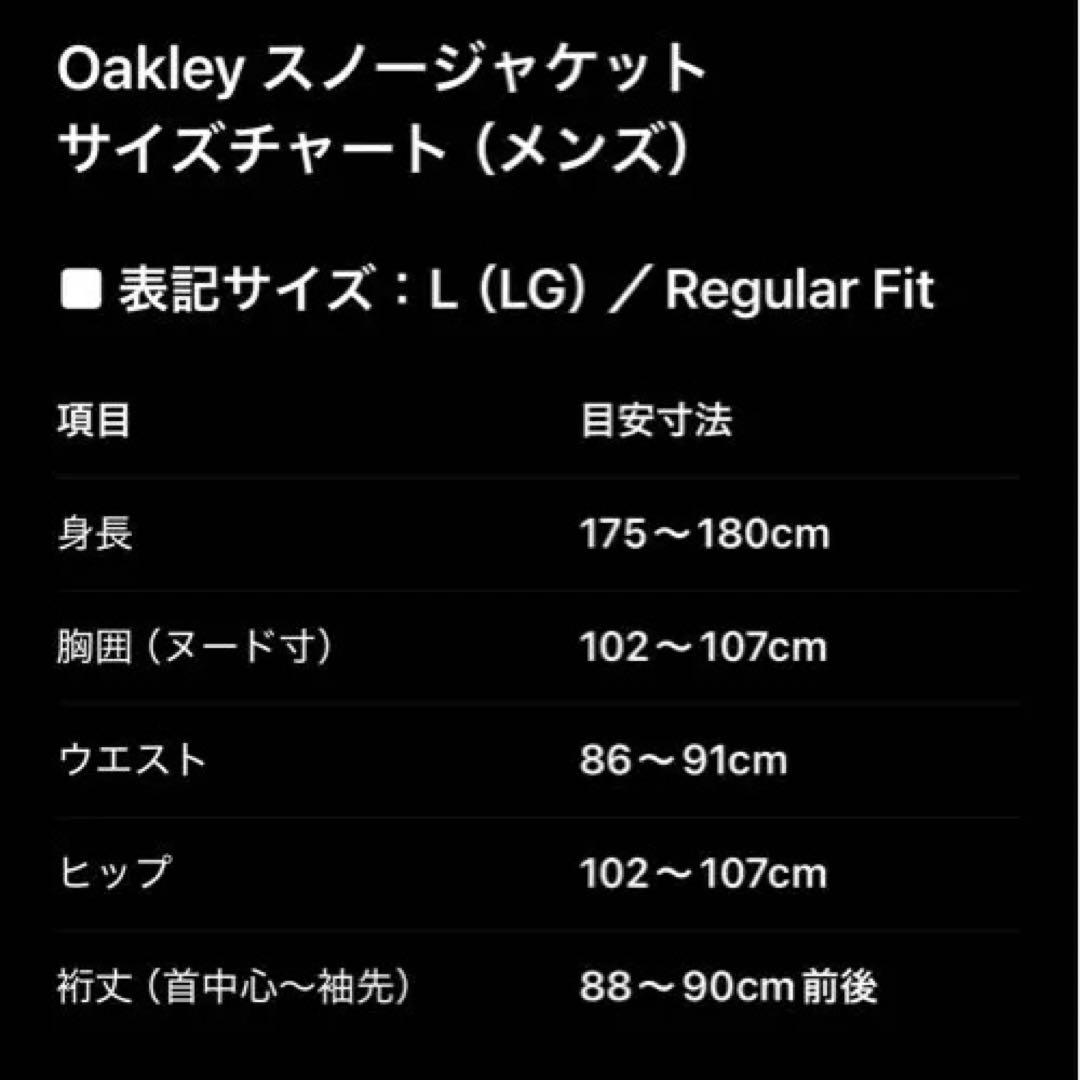 【美品】Oakley オークリー BioZone FN DRY10K L スキー