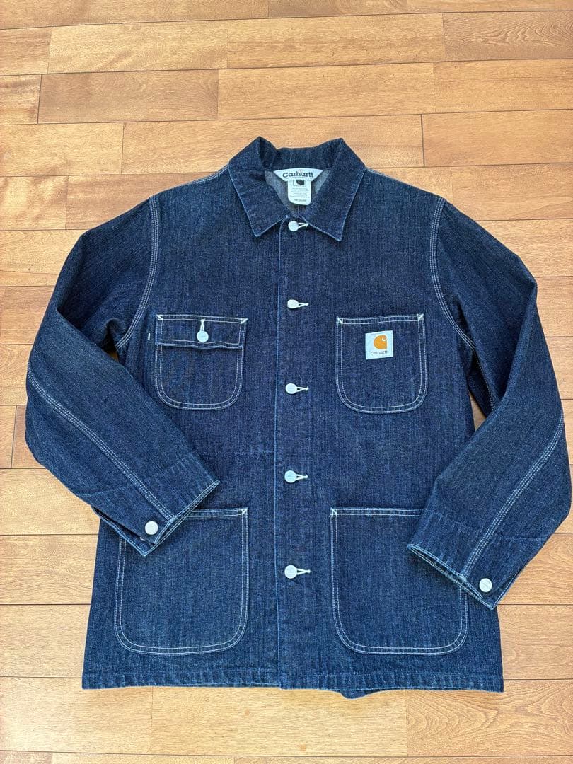 Carhartt カーハート　デニムカバーオール　三角ダク　エドウィン生産　M
