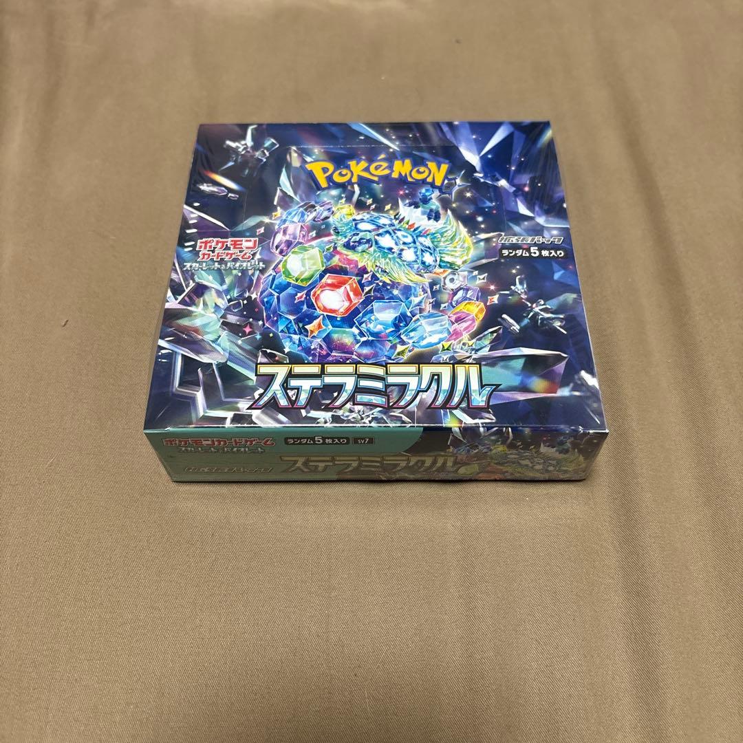 ポケモンカード　ステラミラクル　ボックス　シュリンク付き　未開封