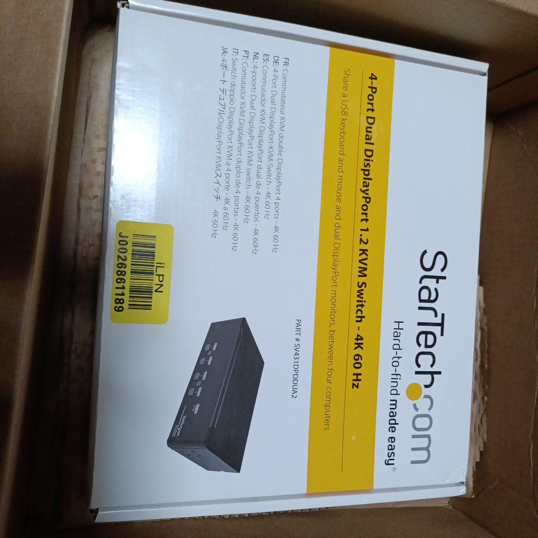 未使用使用品　StarTech.com 4-Port KVM Switch