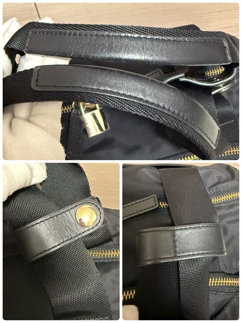 【美品】agnes b. VOYAGE ボストンバッグ 2way ブラック