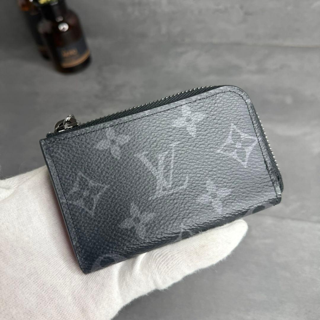 【極美品】ルイヴィトン ポルトモネ ジュール モノグラム エクリプス 黒