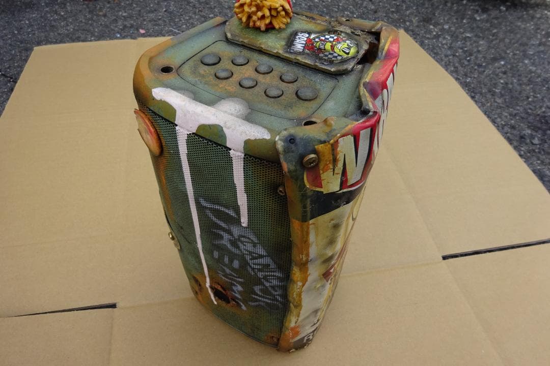 bluetoothワイヤレス ボックススピーカー ビンテージ感 ブルートゥース