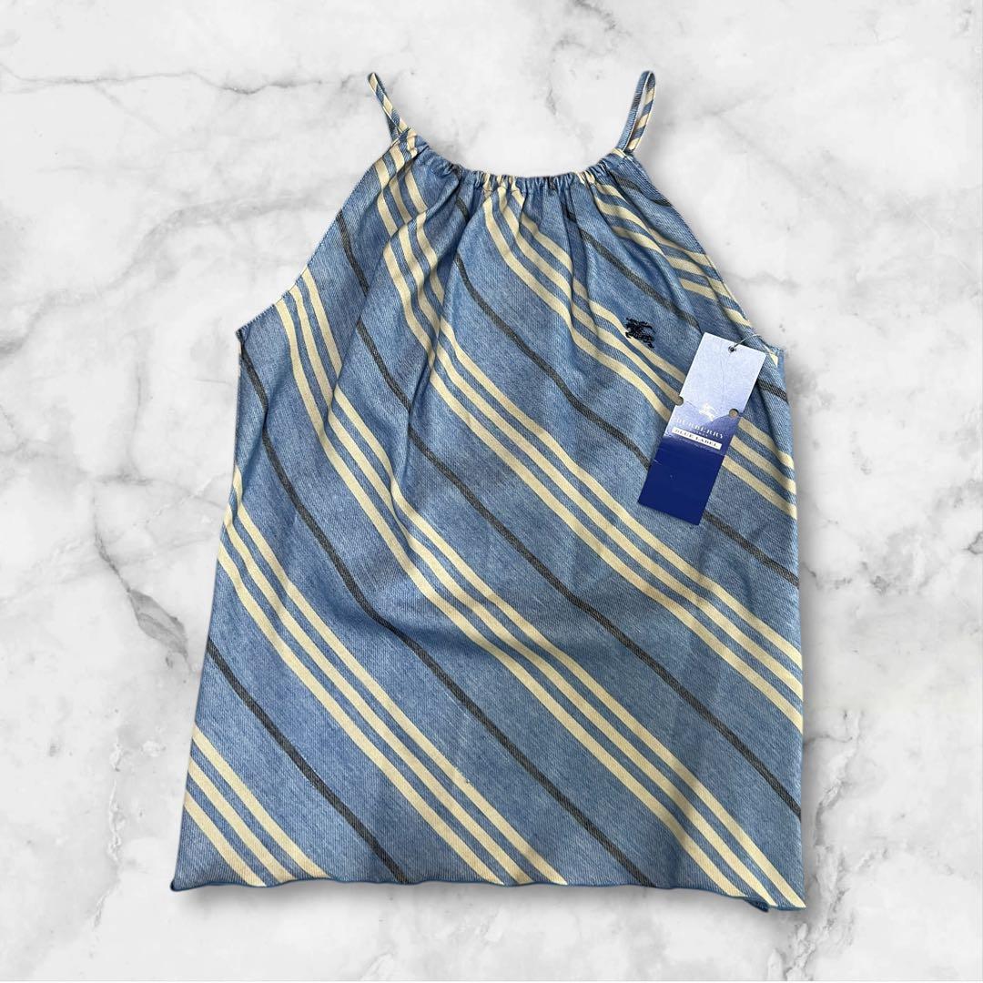 RT-138323 新品タグ付✨バーバリーブルーレーベル　ホルターネック