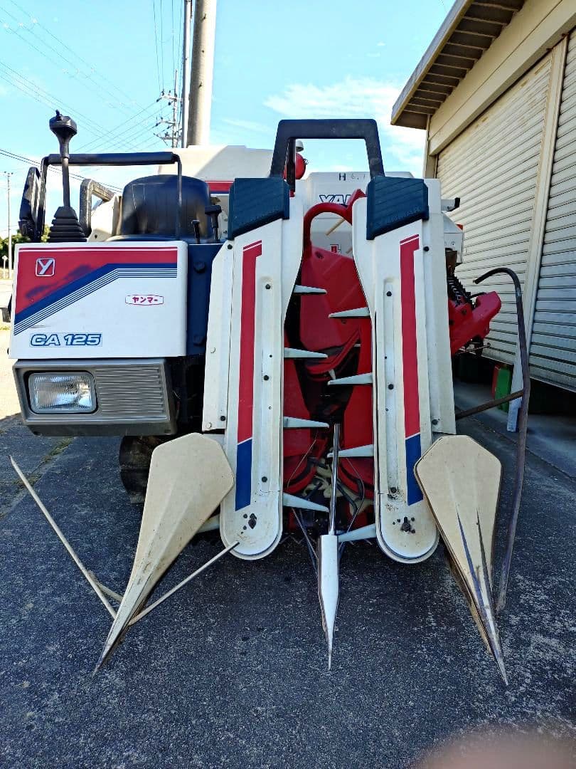 ヤンマー2条刈り袋どりコンバインCA125M2025年可動品現状渡し直接引取限定