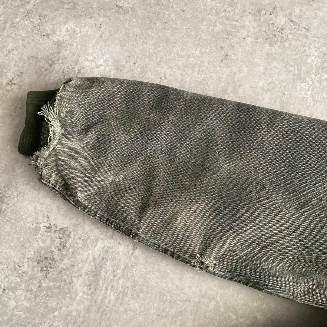 神フェード ハチノス 00s カーハート ボンバー ジャケット MOS モス M