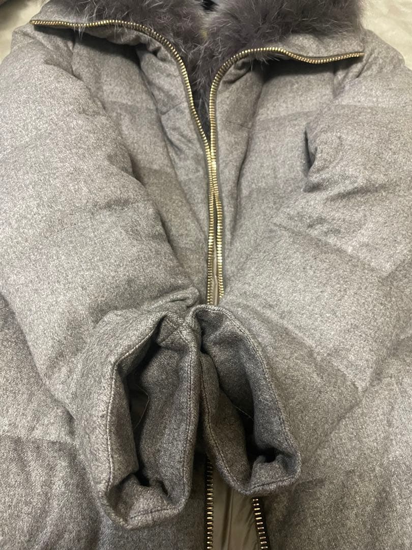 ◆TR◆HERNO ダウン カシミヤ シルク フォックスファー