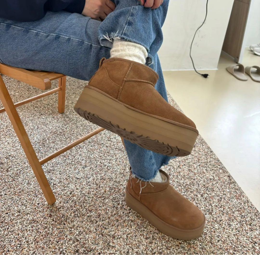 大人気！正規品！クラッシック ウルトラ ミニ プラットフォーム チェスナット