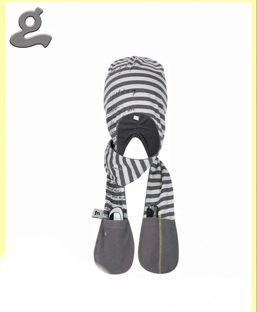 【新品】Grape ボーダー柄帽子