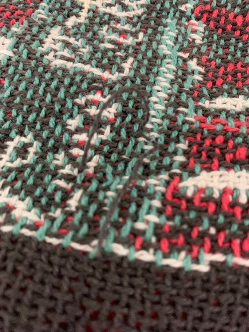 コカコーラ　ラグ　ビンテージ　アンティーク