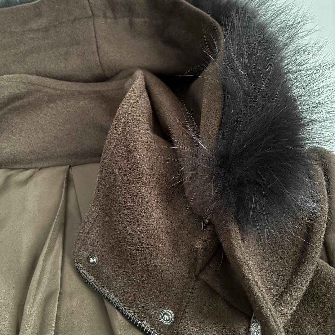 【新品】RUIRUE BOUTIQUE 2way フォックスファーダッフルコート
