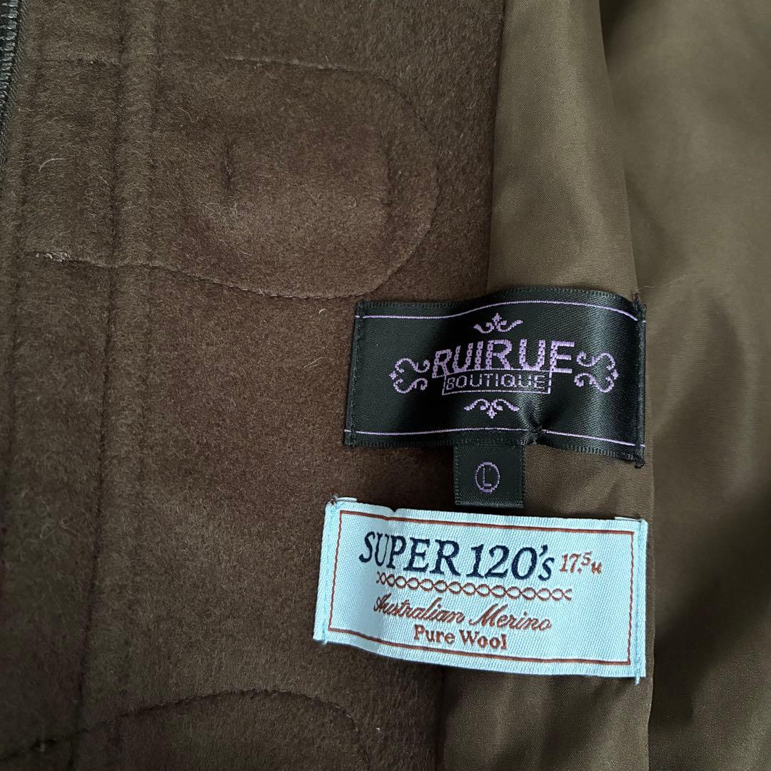 【新品】RUIRUE BOUTIQUE 2way フォックスファーダッフルコート