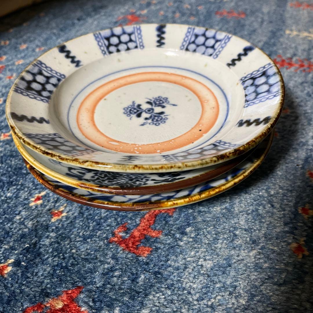 砥部焼中田窯（6寸皿3枚）