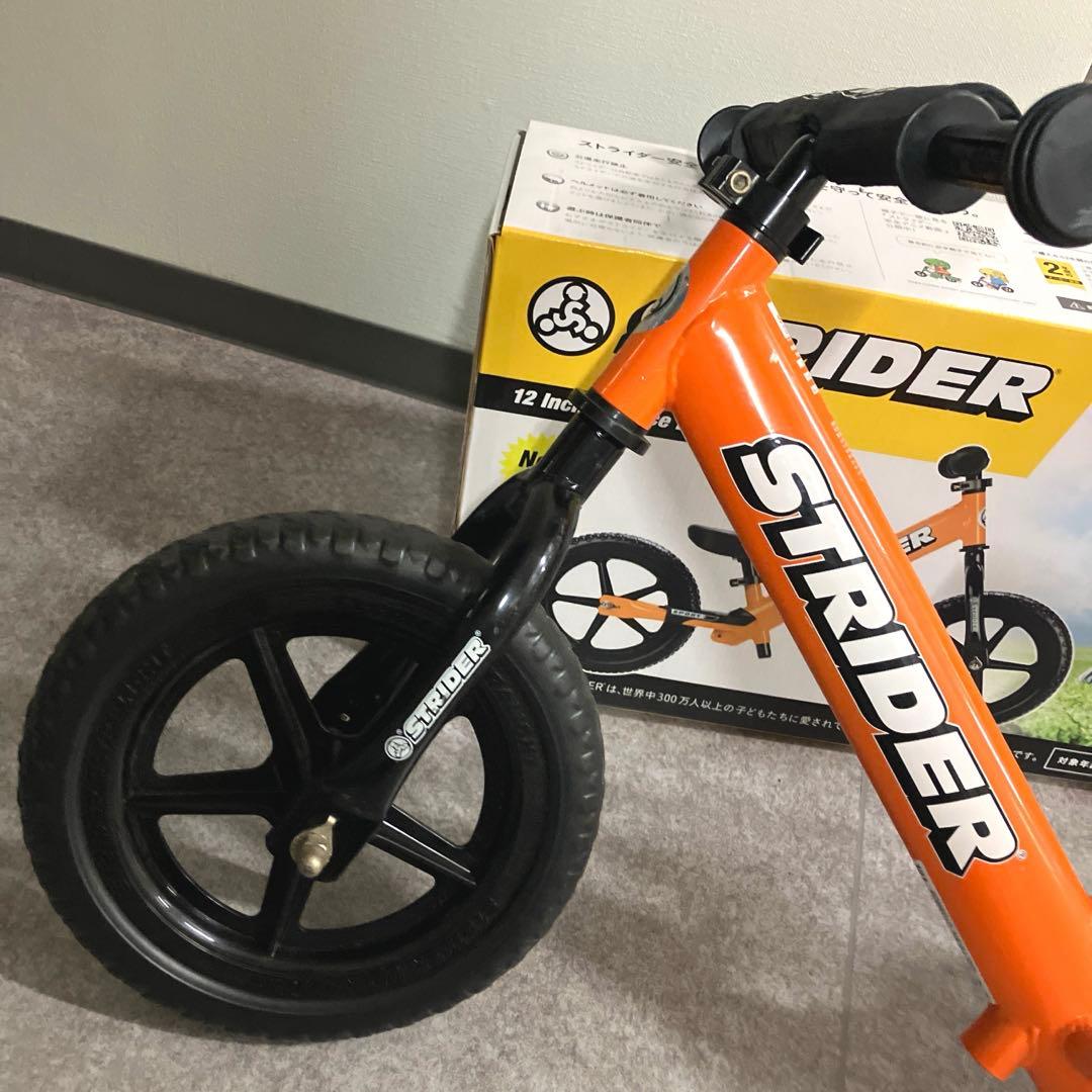 箱付ストライダーSTRIDER バランスバイク 12インチ オレンジ日本正規品