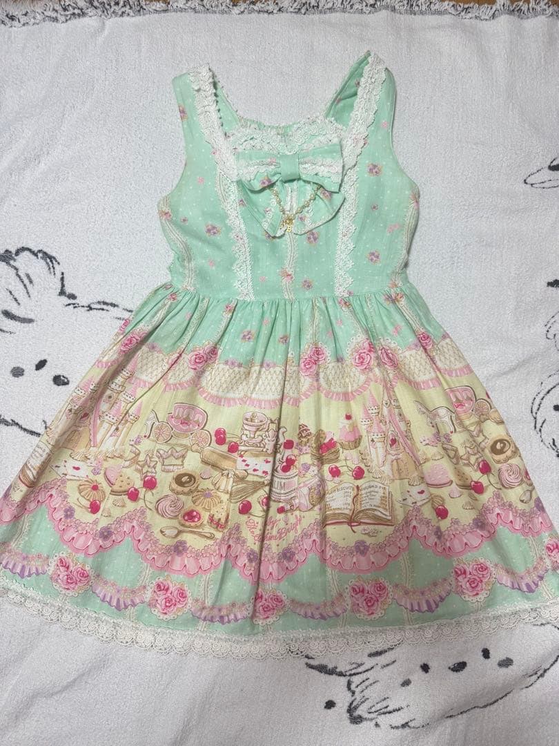 2009年【BABY】Merry Sweet Castle柄ハートJSK