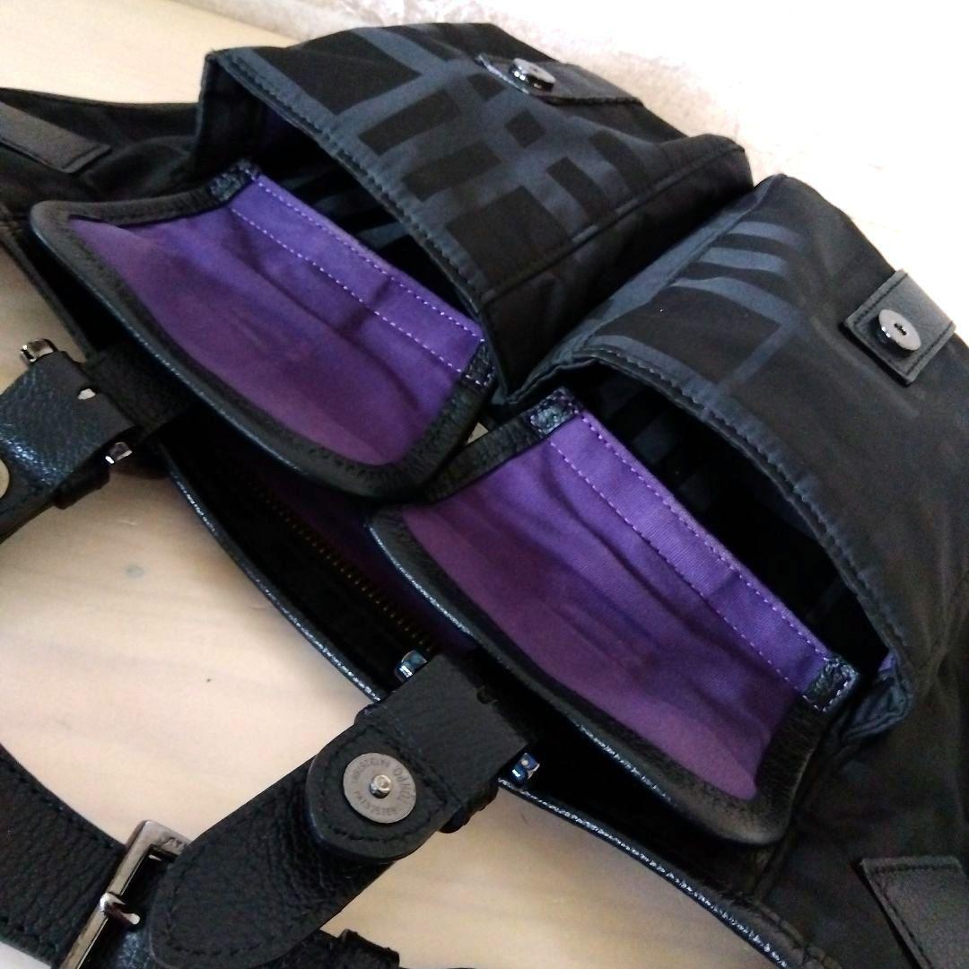 バーバリー ＊ウエストバック ブラック・チェック柄