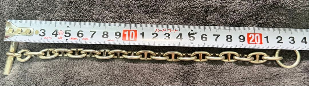 エルメス　シェーヌダンクル　ブレスレット　MM　18コマ