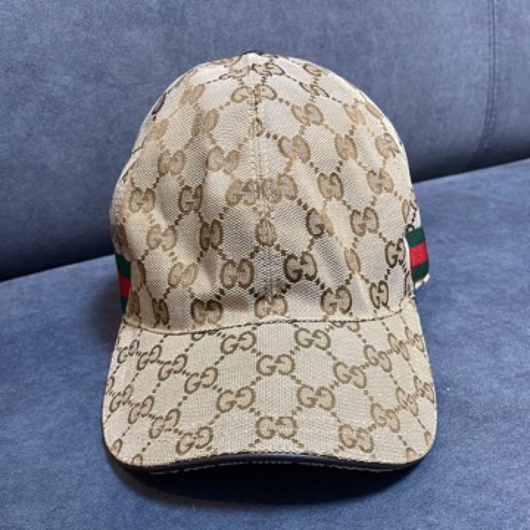 ト*カ様 Gucci GGパターン ベースボールキャップ