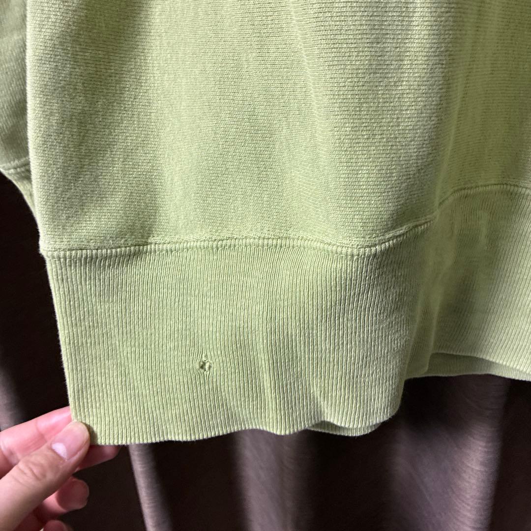 90s champion リバースウィーブ　ピスタチオ　レアカラー　袖目無し