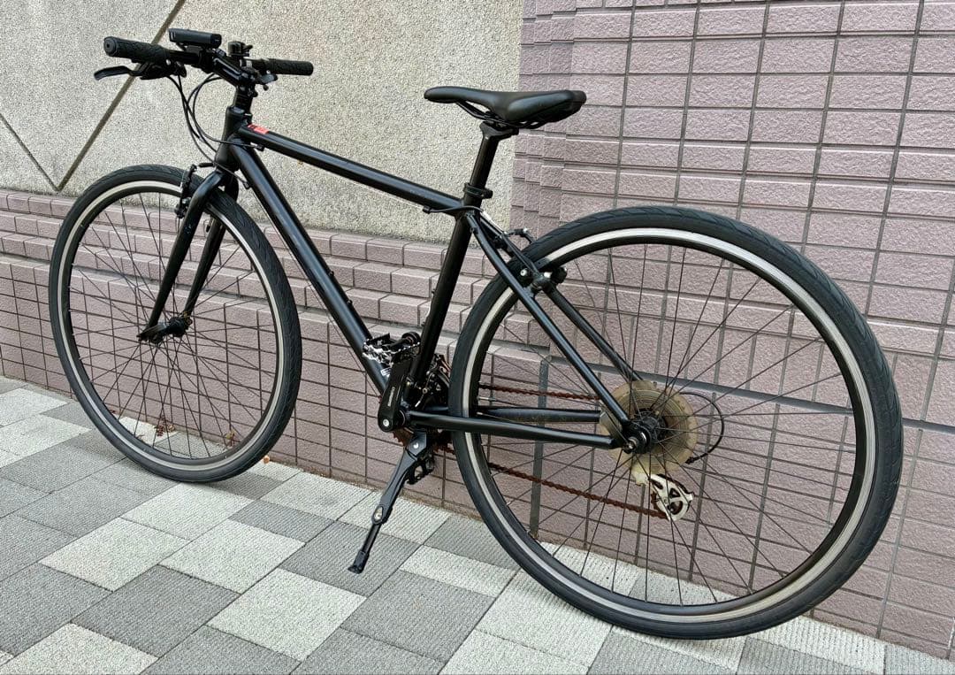 FUJI フジRAIZ 2023年　クロスバイク　マットブラック　18段　東京