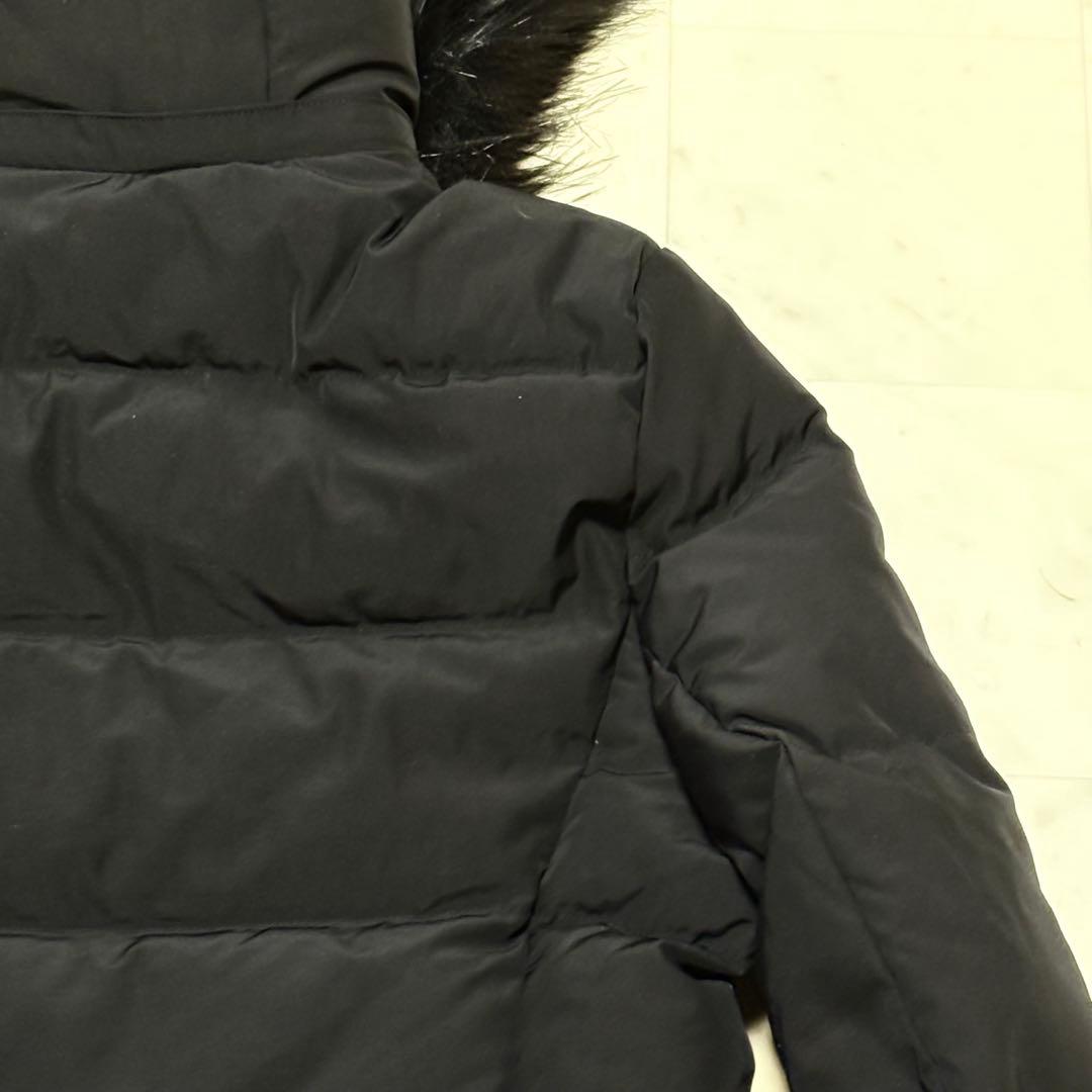 【美品】⭐️Theory⭐️セオリー ファーフード付きダウンジャケット ブラックS