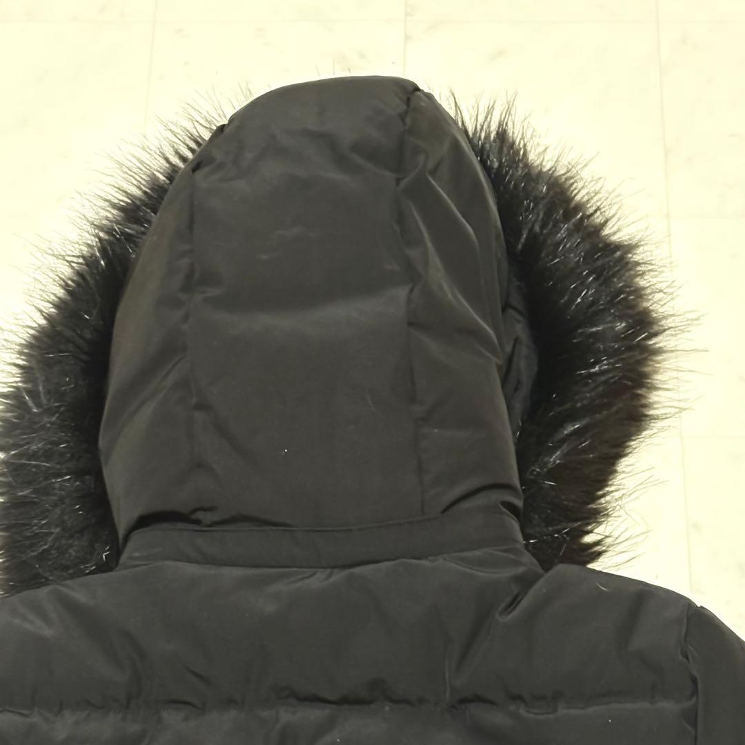 【美品】⭐️Theory⭐️セオリー ファーフード付きダウンジャケット ブラックS