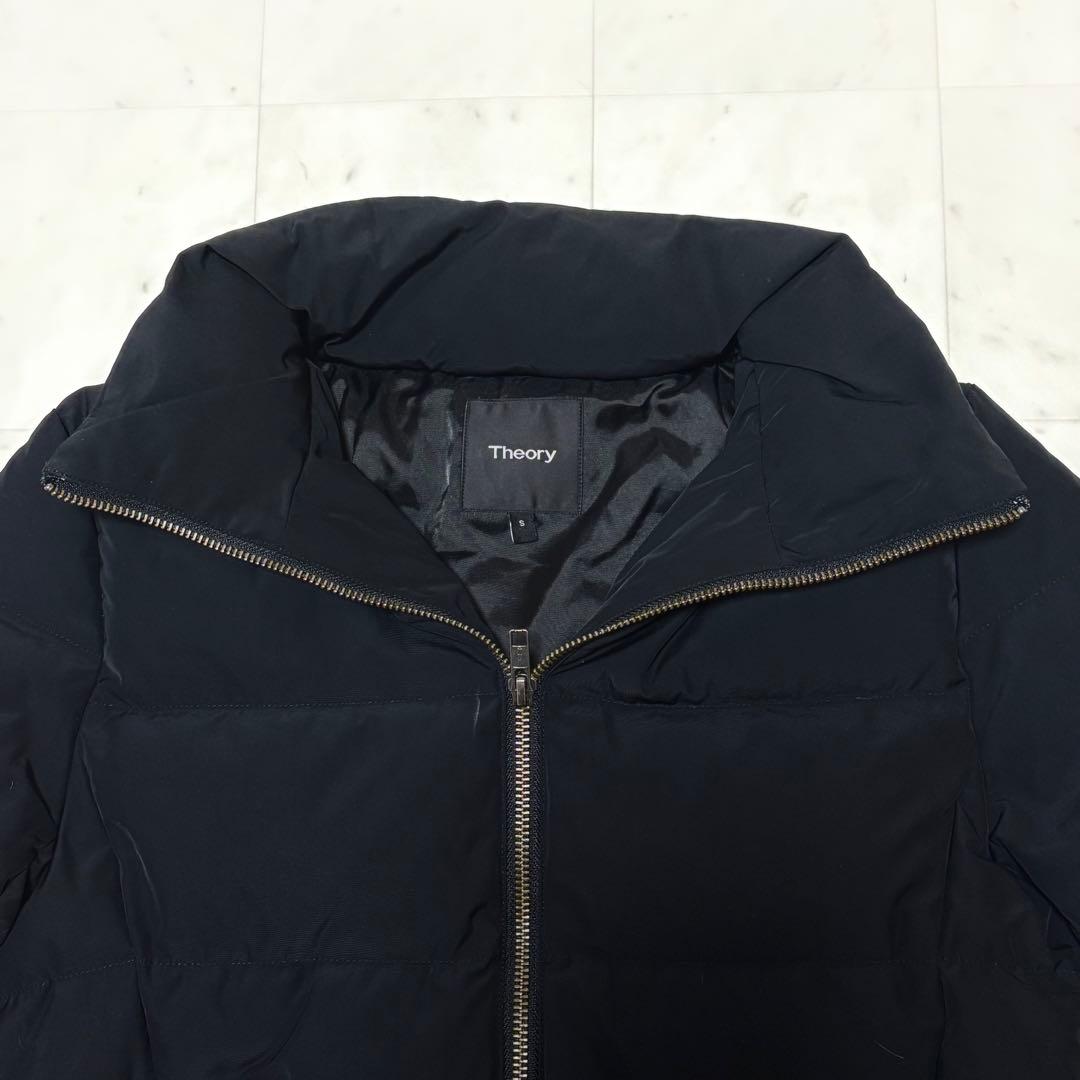 【美品】⭐️Theory⭐️セオリー ファーフード付きダウンジャケット ブラックS