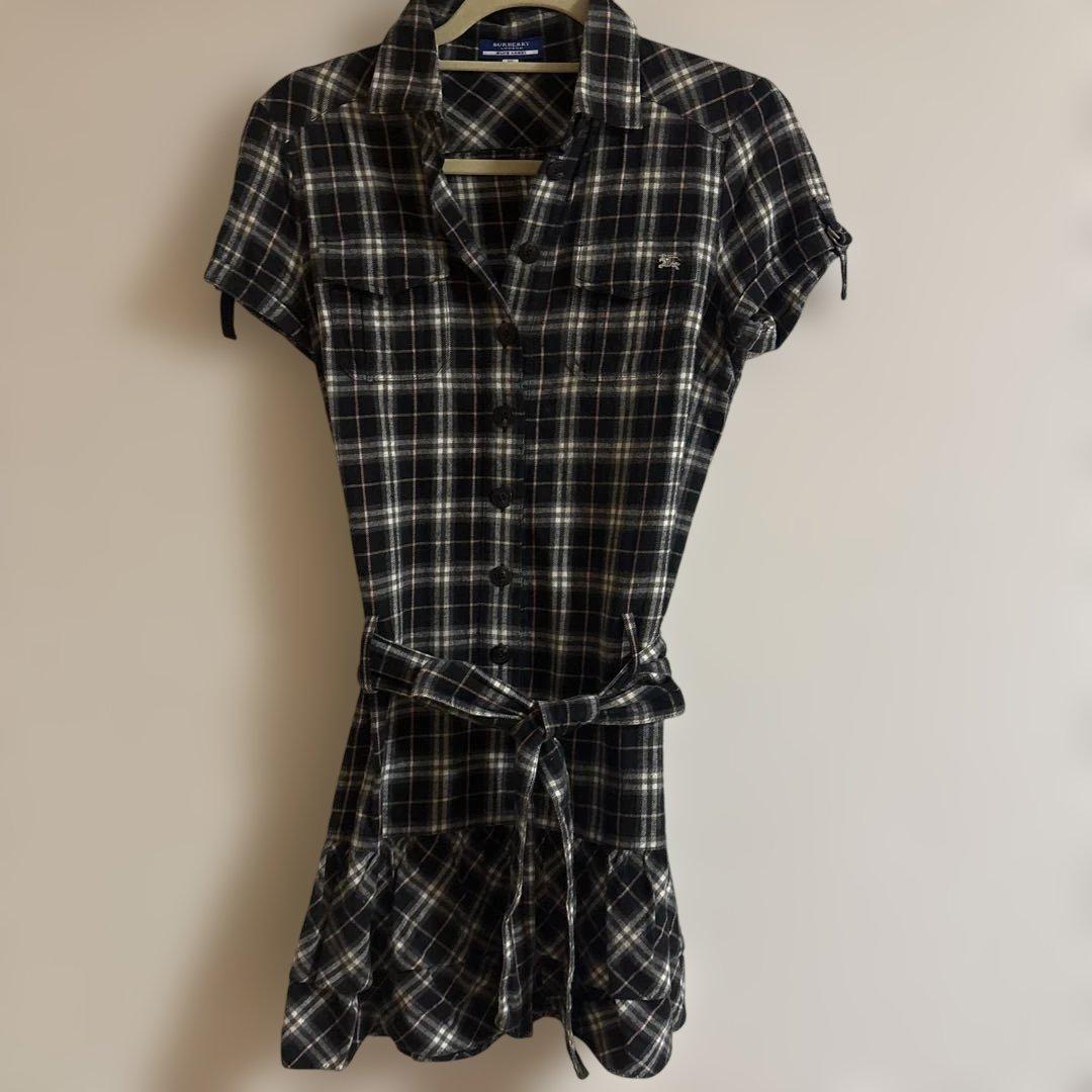 バーバリーブルーレーベルのミニワンピース