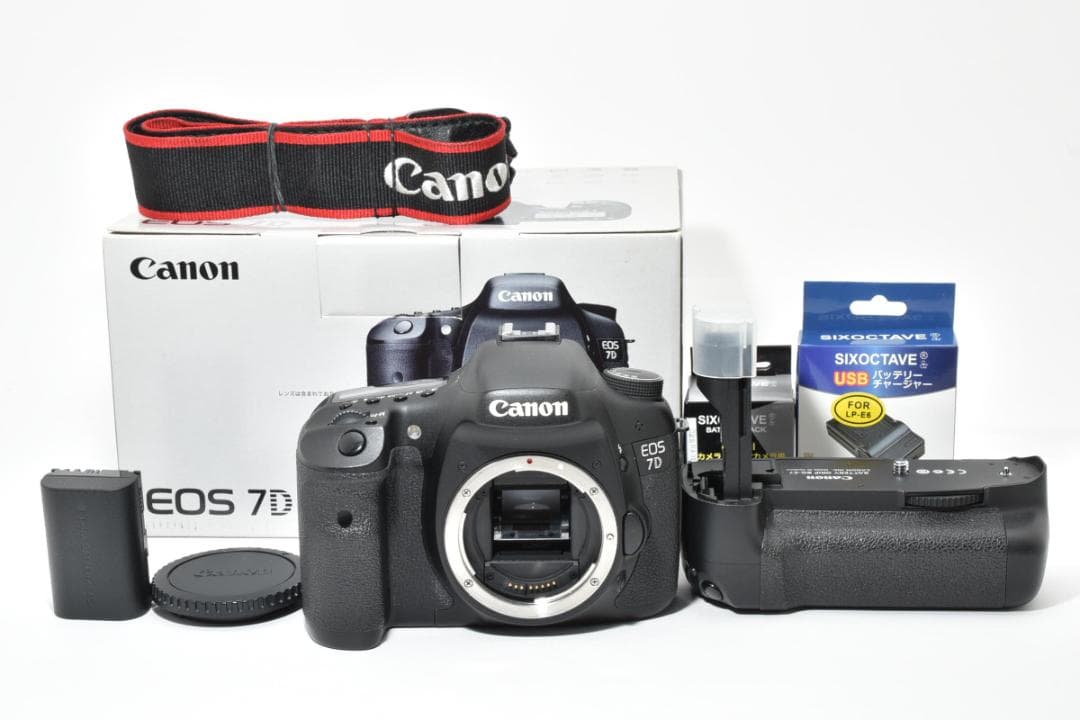 【美品】Canon EOS 7D ボディ BG-E7付 動作良好