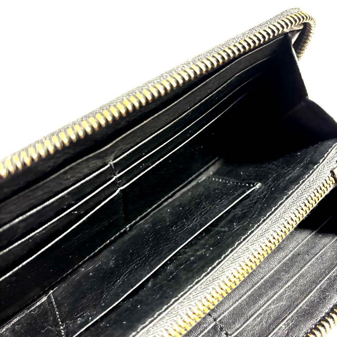 ✨極希少✨BURBERRY◆バーバリー ◆ブラック◆メタルロゴ◆フルレザー