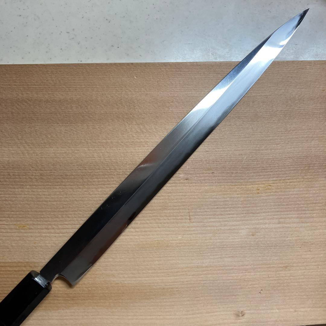東源正虎？　フグ引き包丁　青鋼　天然砥石で本刃付け済み❗️