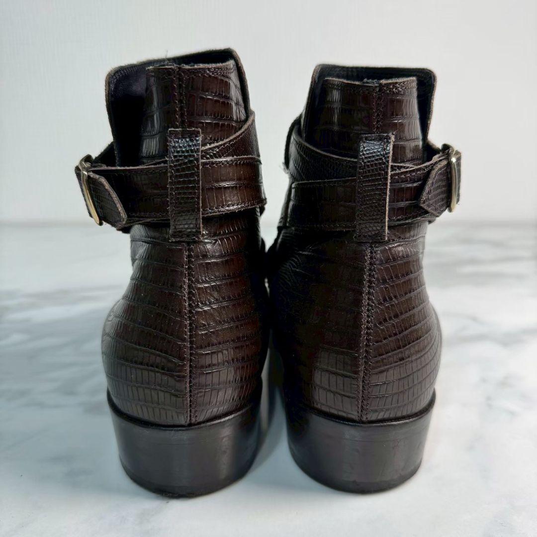 Paul Smith ジョッパーブーツ リザード ブラウン サイズ6