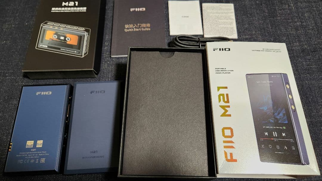 デジタルオーディオプレーヤー FiiO M21 Dark Blue