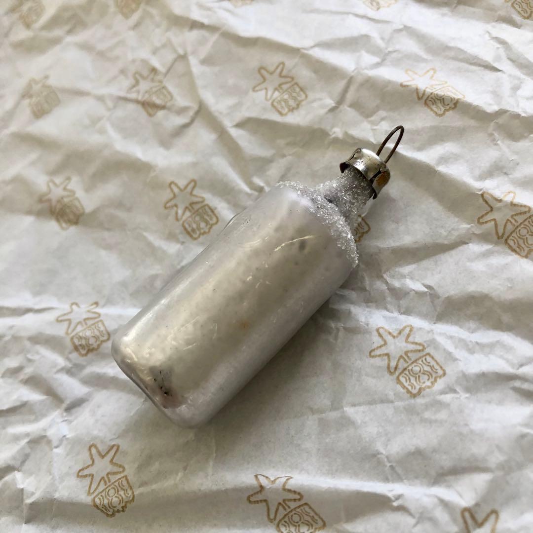 ドイツ製　ガラスオーナメント　ヴィンテージ風　6点　クリスマスオーナメント