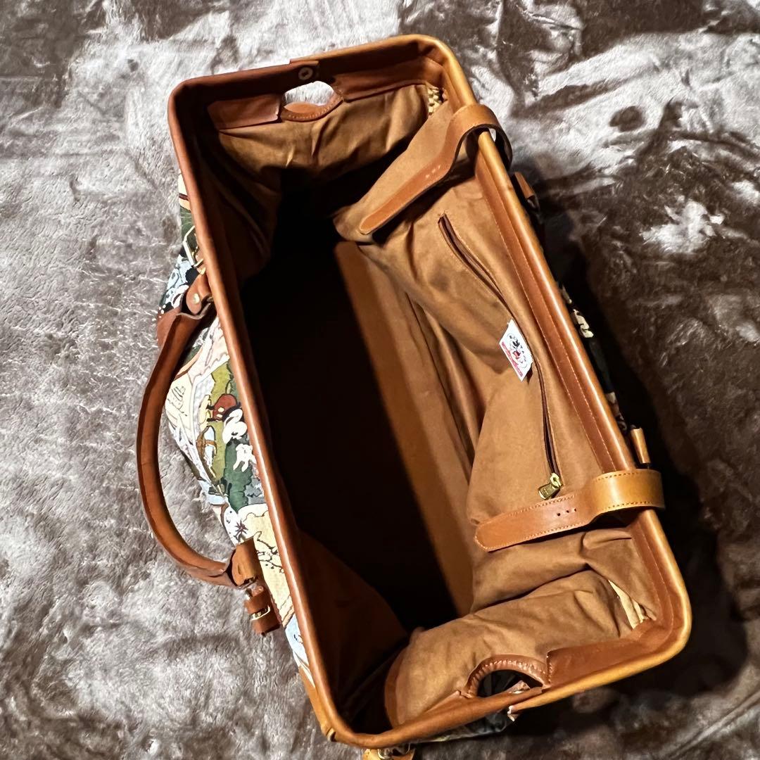 【レア】ディズニー　レトロミッキー　ゴブラン織りボストンバック