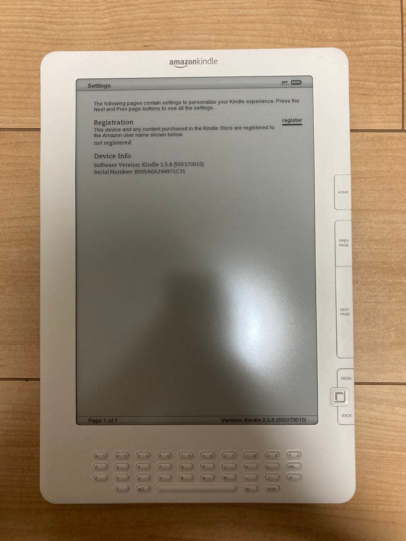 Amazon Kindle DX International 日本未発売 激レア