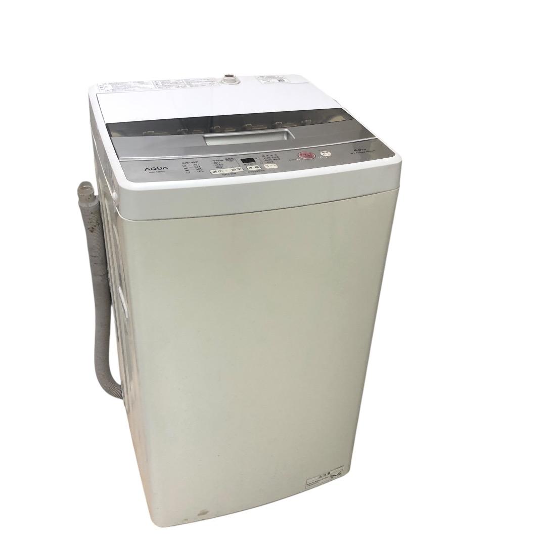 洗濯機 AQUA AQW-S4M(W) SES119東 動作品