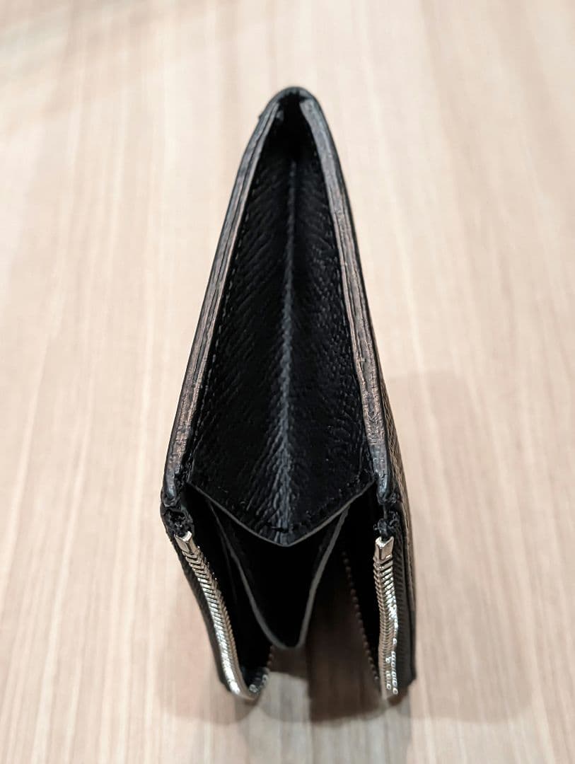 ブルックリンミュージアム　ハーフLジップウォレット　ブラック