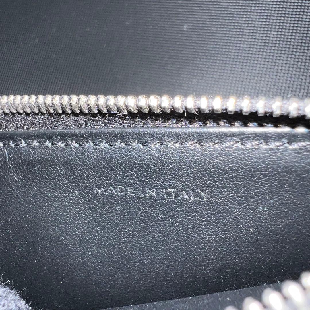 CELINE ブラック カーフスキン カードホルダー パスケース ケース