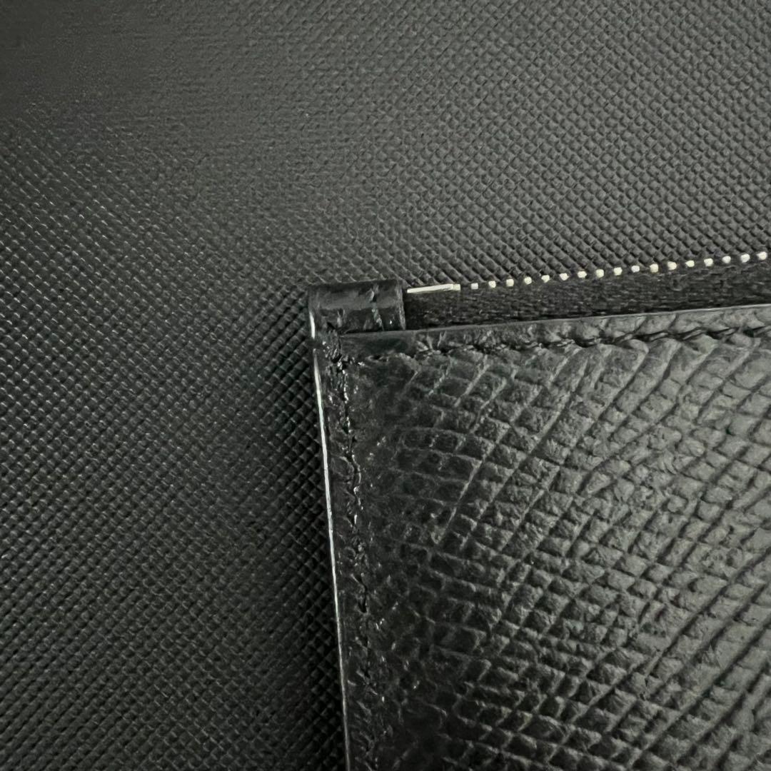 CELINE ブラック カーフスキン カードホルダー パスケース ケース