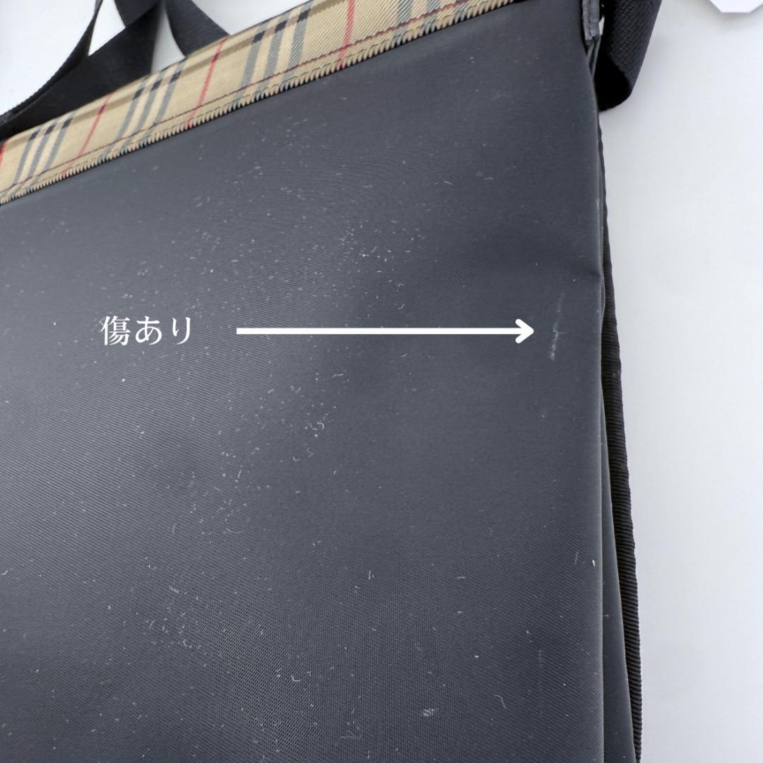 【レア】Burberry バーバリーメッセンジャーバッグ ノバチェック柄