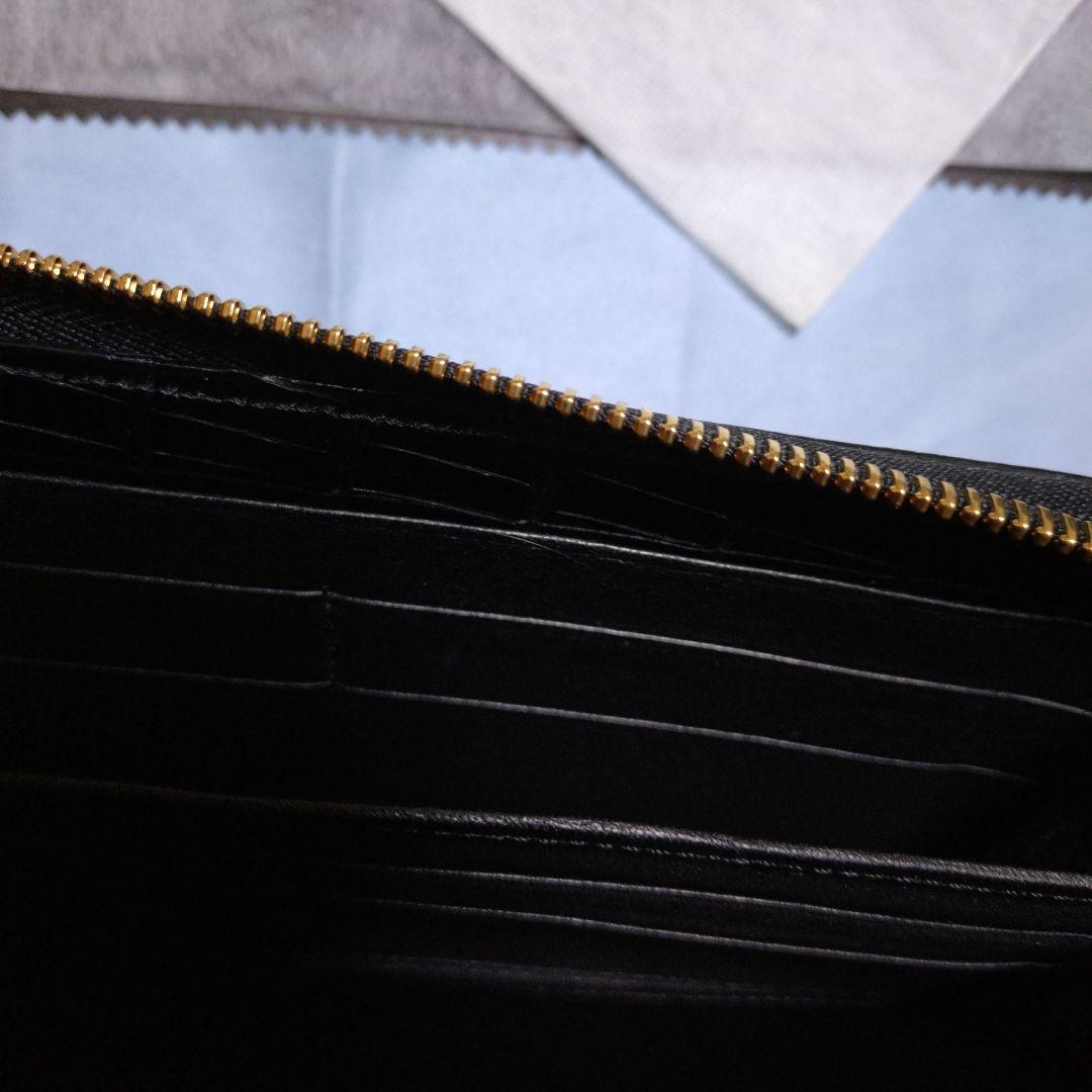 TOKYO CROCODILEシャイニング加工スモールクロコダイル 見付4箇所も