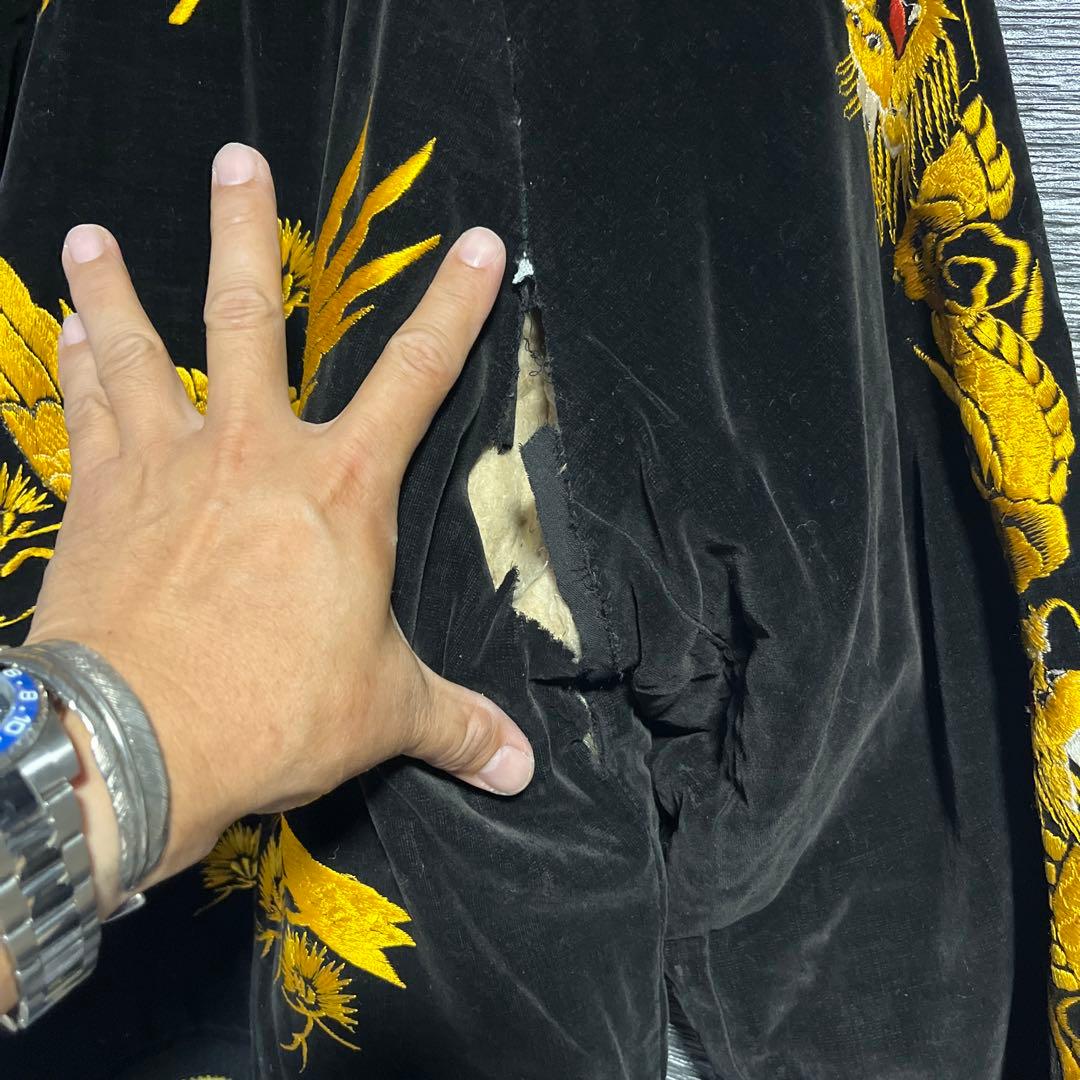 必ず購入前コメント下さい！シーズン前大幅値下！50's ビンテージレア金刺繍別珍