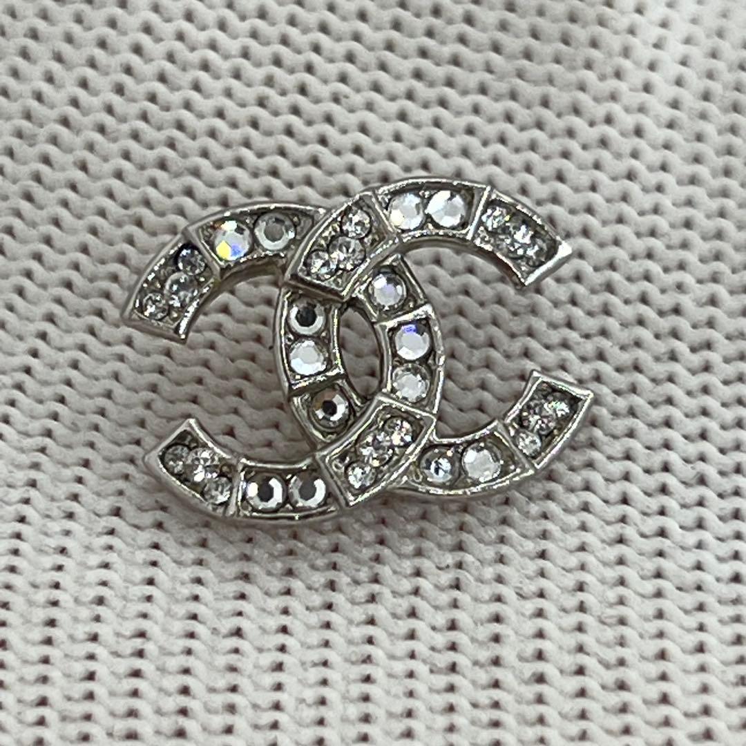 CHANEL ココマーク C20 A ラインストーン キラキラ ピアス 0619
