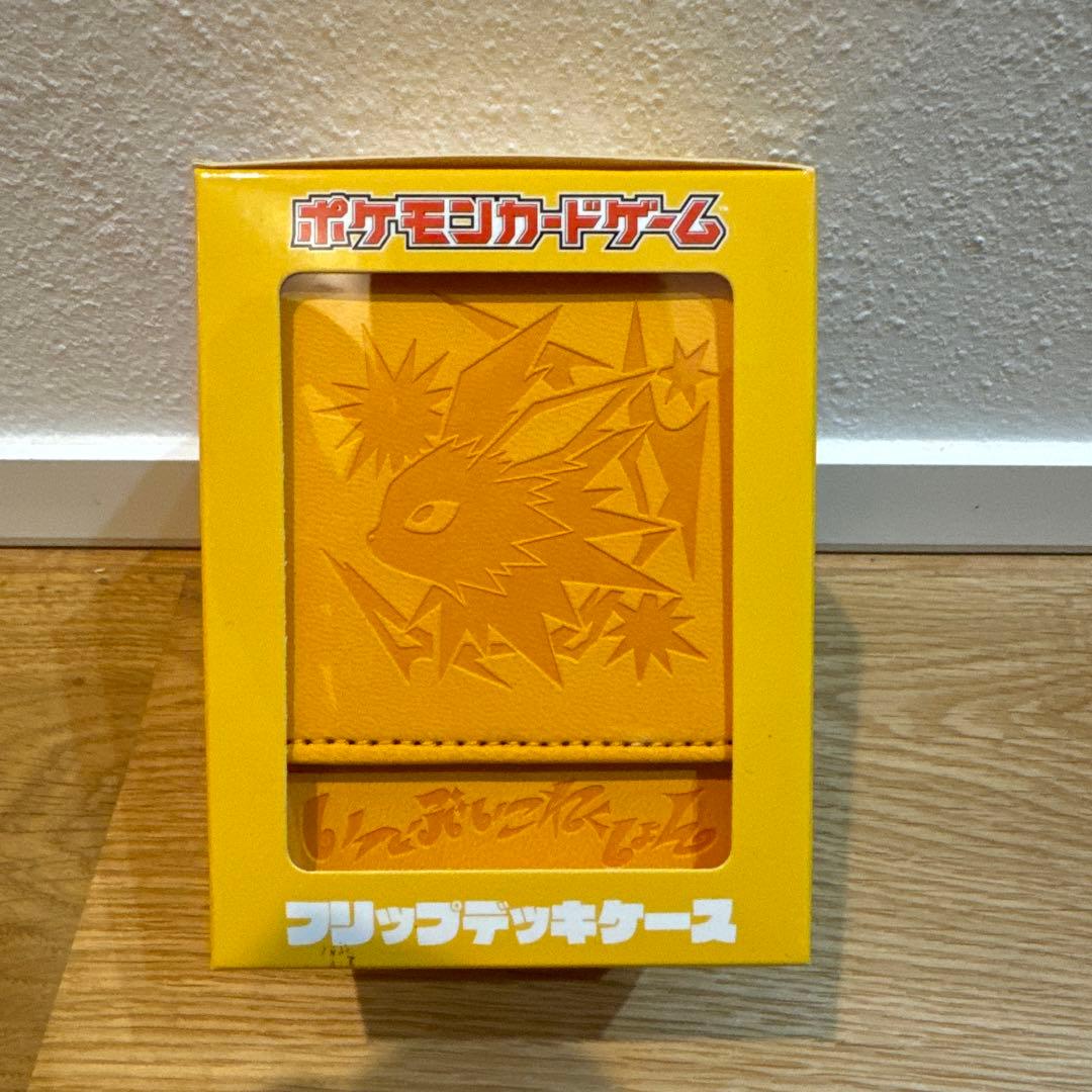 ポケモンカード　サンダース　フリップデッキケース いーぶいこれくしょん