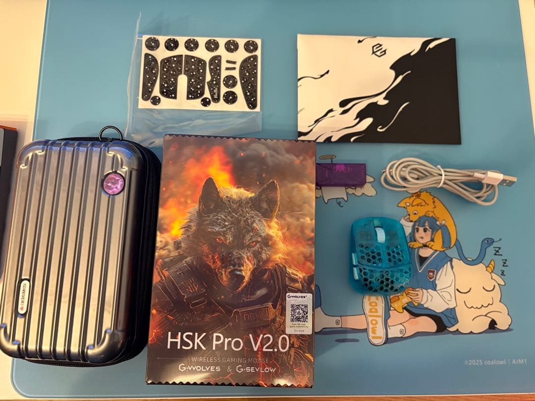 マウス・トラックボール G-WOLVES HSK Pro V2.0 8K BlueWave