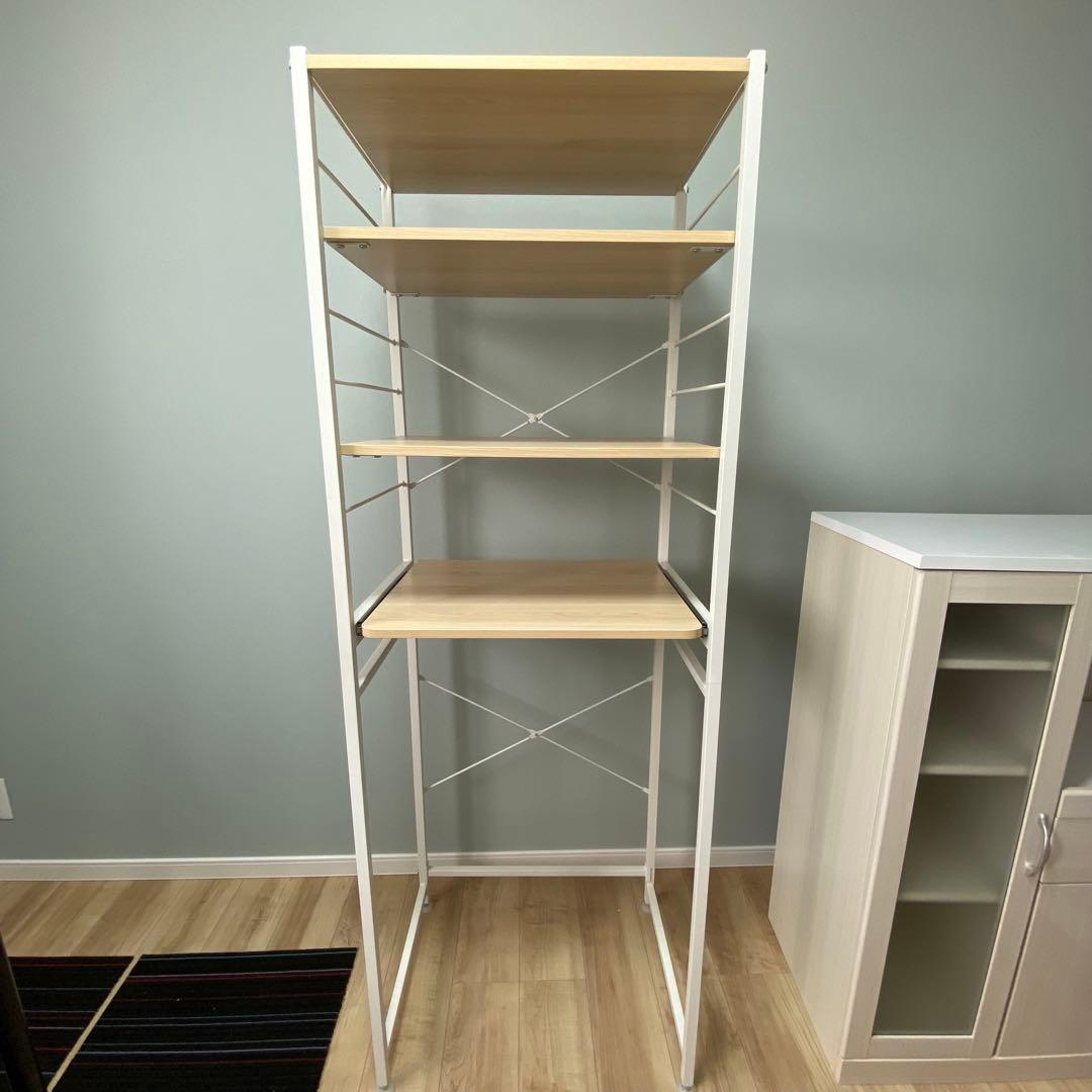 スチールラック ゴミ箱上ラック　4段