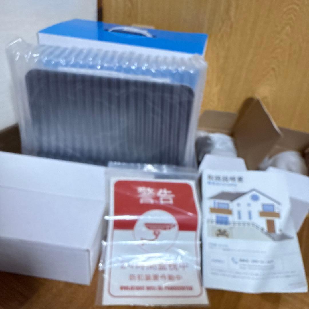 ワイヤレス防犯カメラ2台＋モニターセット 1TB