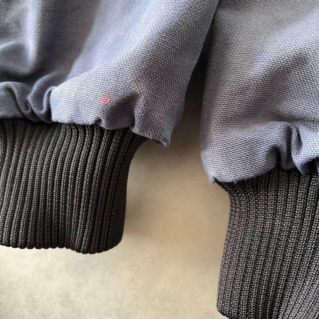 90s Berne Apparel ダック生地ワークジャケット　フェードネイビー