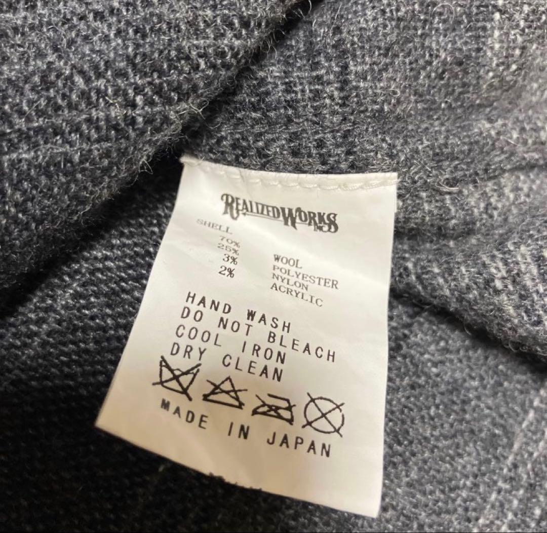 THE CRIMIE ウール混シャツ　リアライズワークス